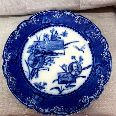 Antique Plate From Royal Staffordshire
