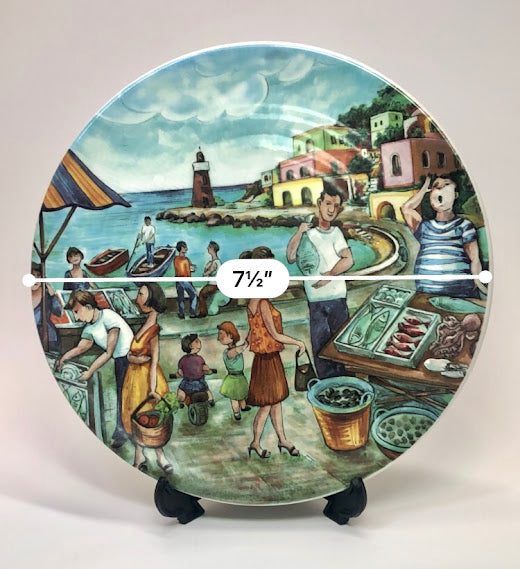Italian Collector Plate Made By Brunelli