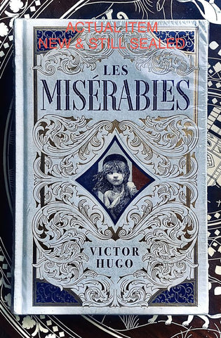 Les Misérables by Victor Hugo Hard Bound Leather Decorative Edition.