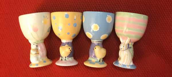 Set of 4 Easter Egg cups