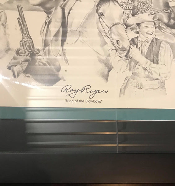 Roy Rodgers Framed Print Original "King of the Cowboys"