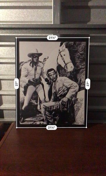 The Lone Ranger and Tonto- Original Framed Portrait