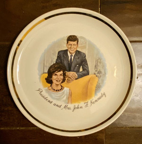 JFK John Fitzgerald Kennedy & Jackie Plate