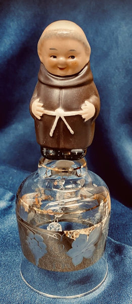 Goebel glass bell with golden foil trim