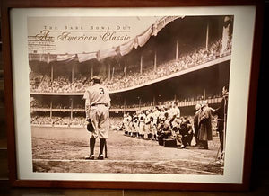 Art Print of "Babe Ruth Bows Out"