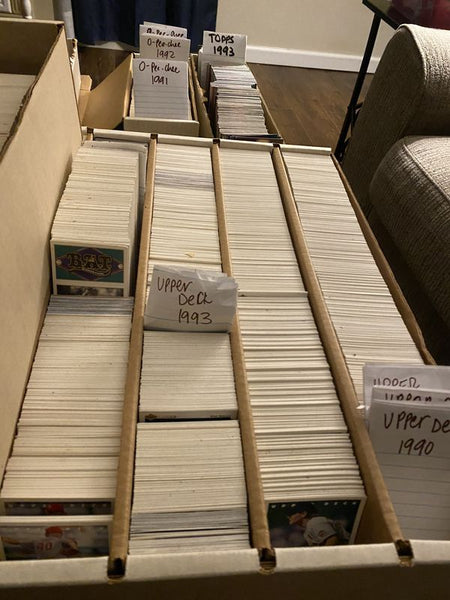 Baseball Cards - Sorted by year only