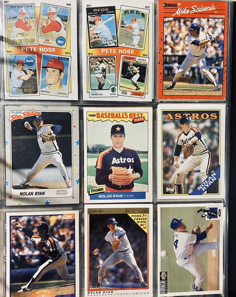 Baseball Cards - Sorted by year only