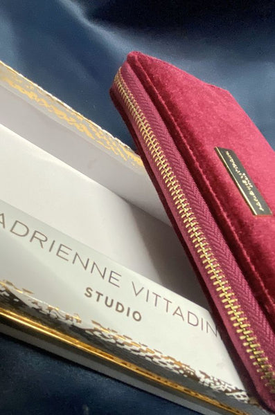 ADRIENNE VITTADINI Studio Gorgeous Red Fold Out Wallet with RFID Protection
