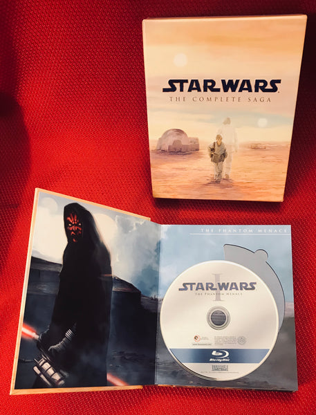 Star Wars: The Complete Saga Blu-ray Set - 9 Discs and Commemorative Coin
