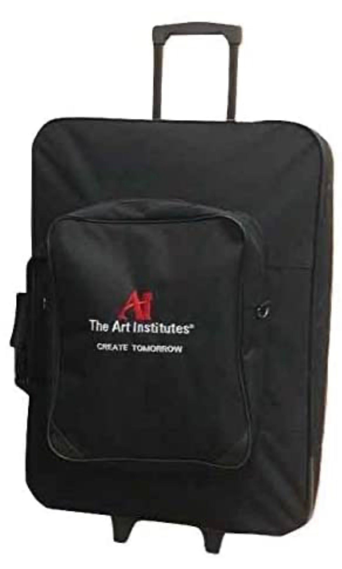 Canvas Rolling Art Portfolio Bag with Removable Front Pouch/Duffel Artist Case