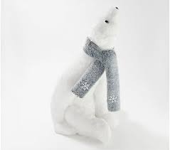 Martha Stewart Sitting Polar Bear Figure